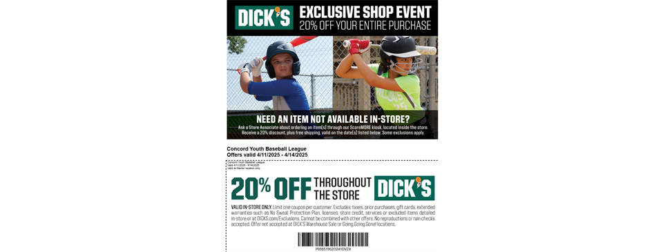 CYBL Shop Day at DSG